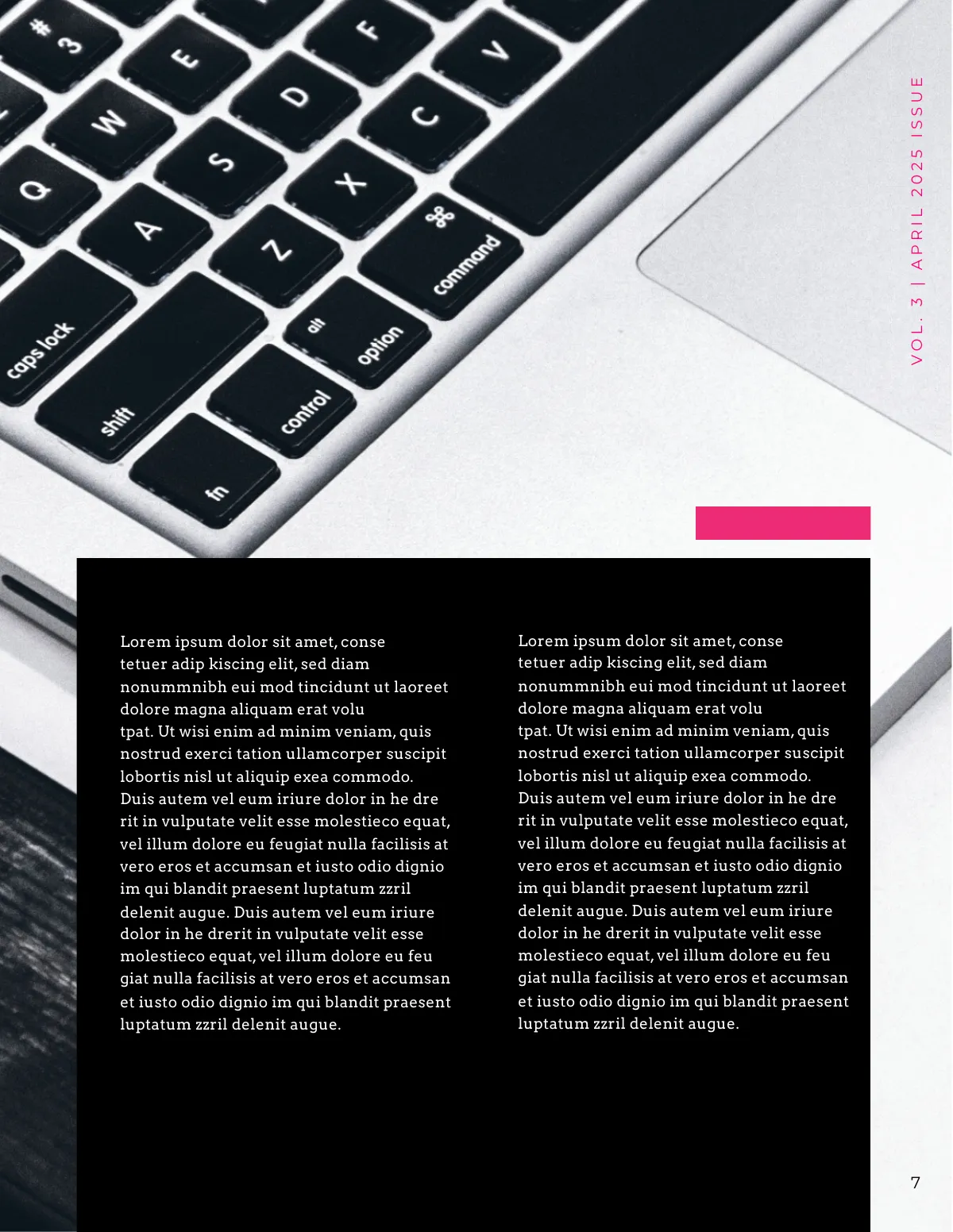 Free Design and Tech Magazine Template to Edit Online