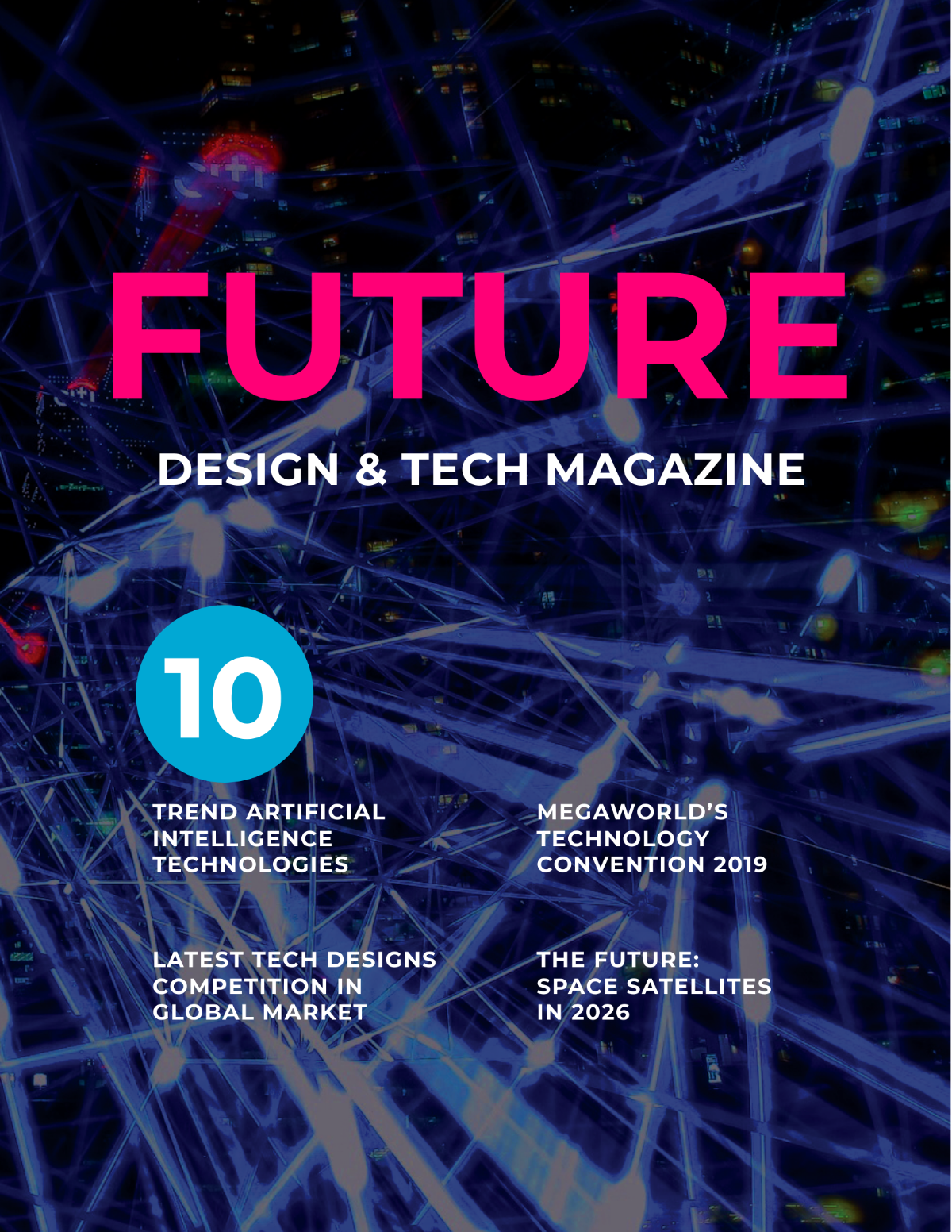 Design and Tech Magazine Template