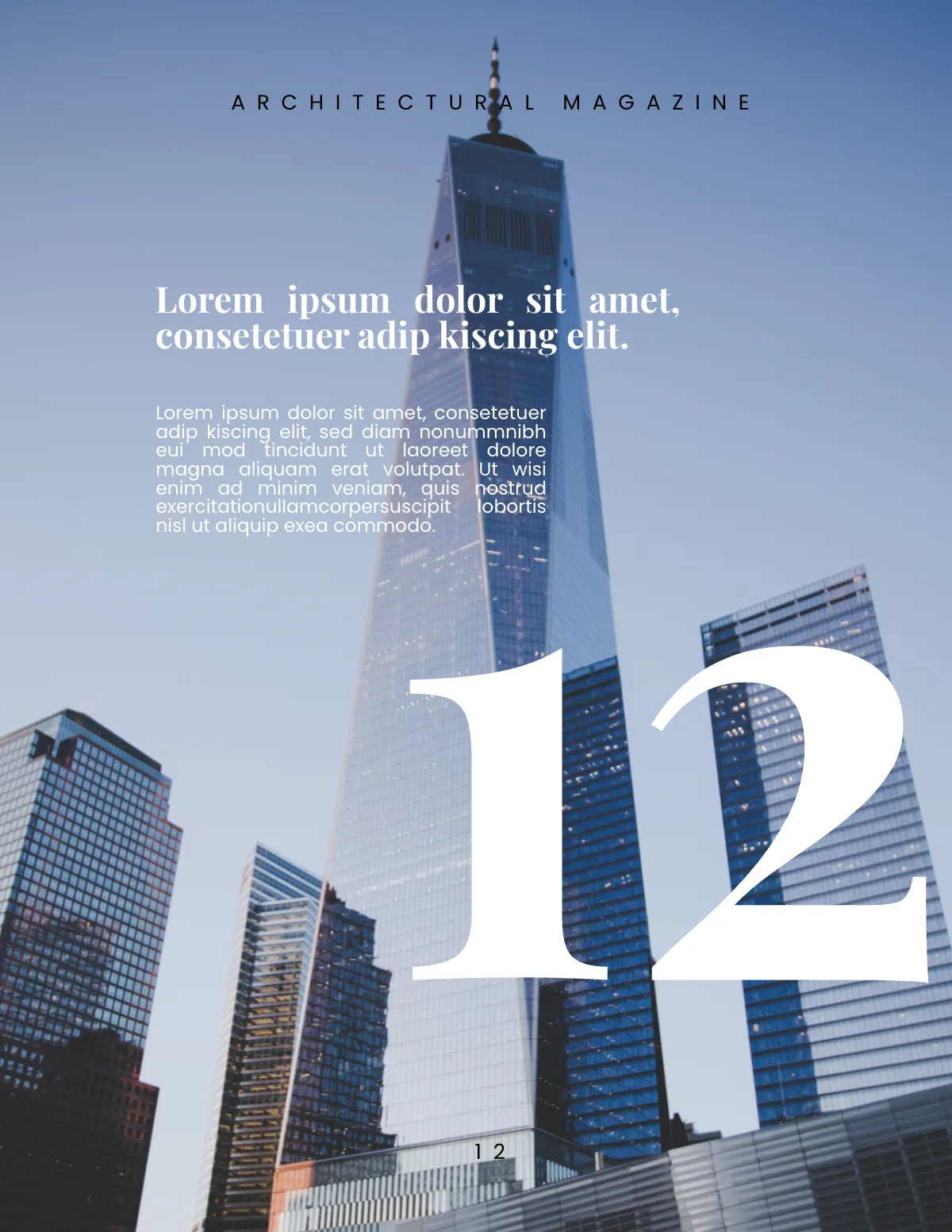 Free Architecture Magazine Template to Edit Online