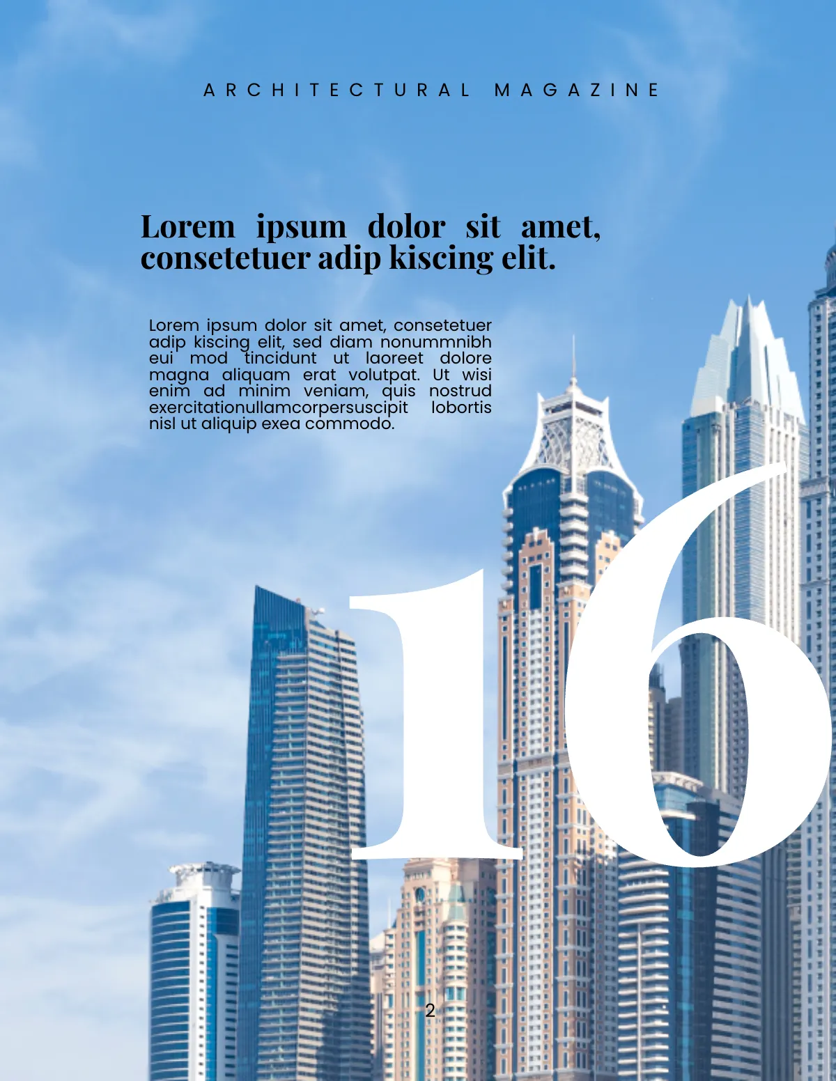 Free Architecture Magazine Template to Edit Online