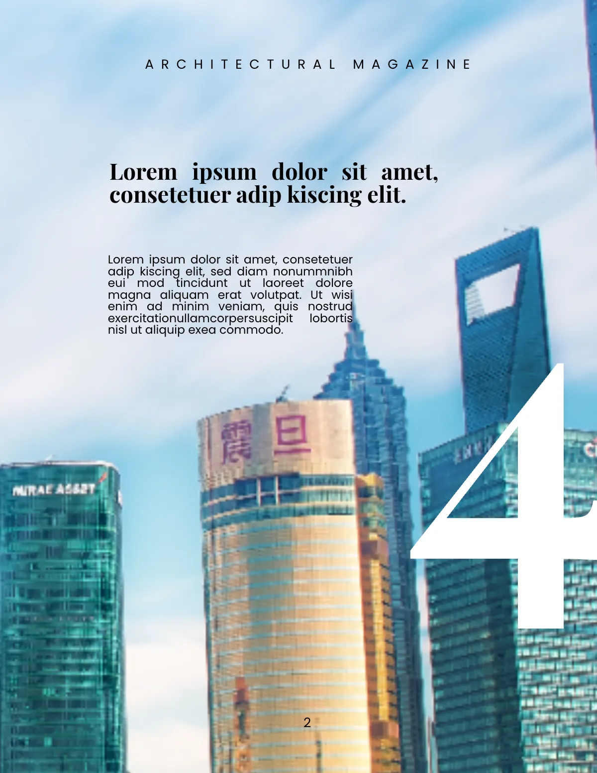 Free Architecture Magazine Template to Edit Online