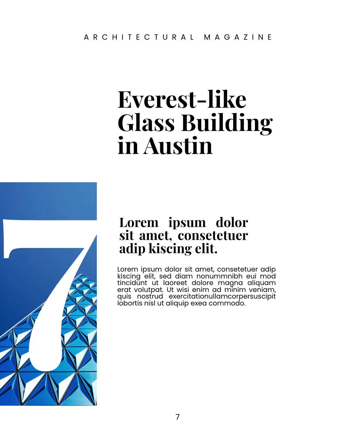 Free Architecture Magazine Template to Edit Online