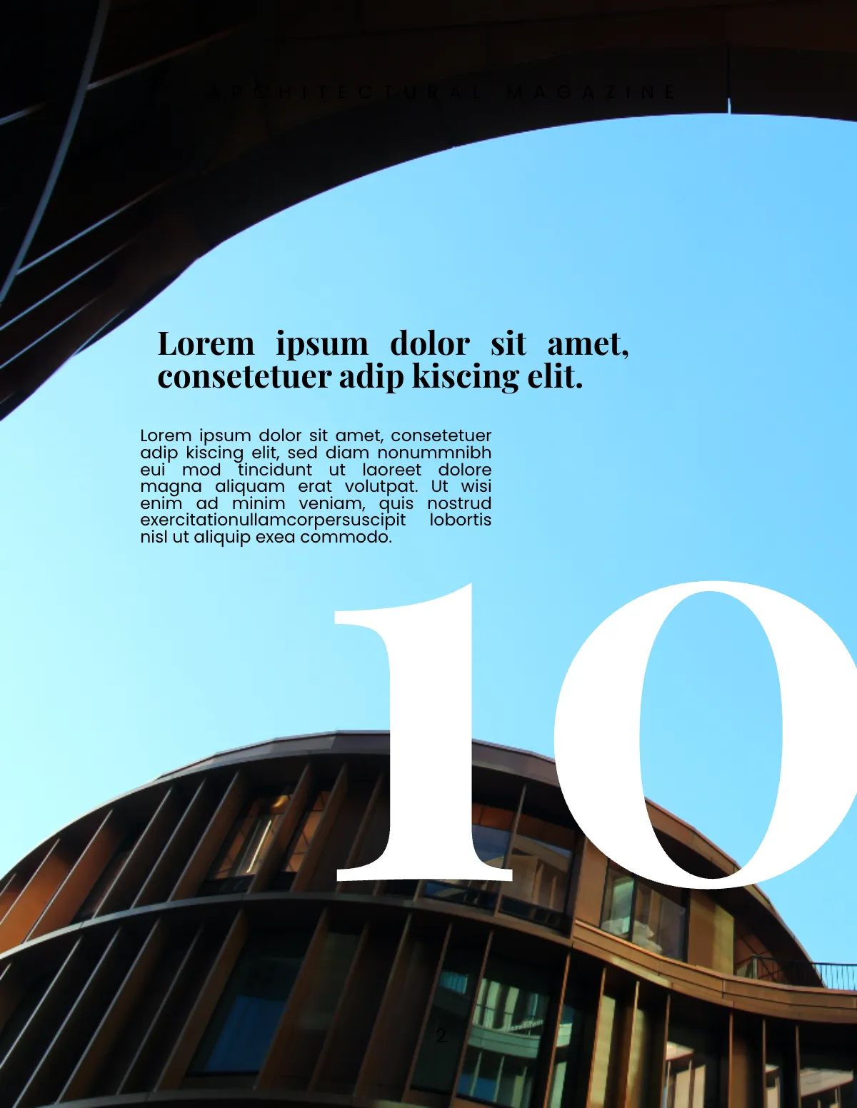 Free Architecture Magazine Template to Edit Online