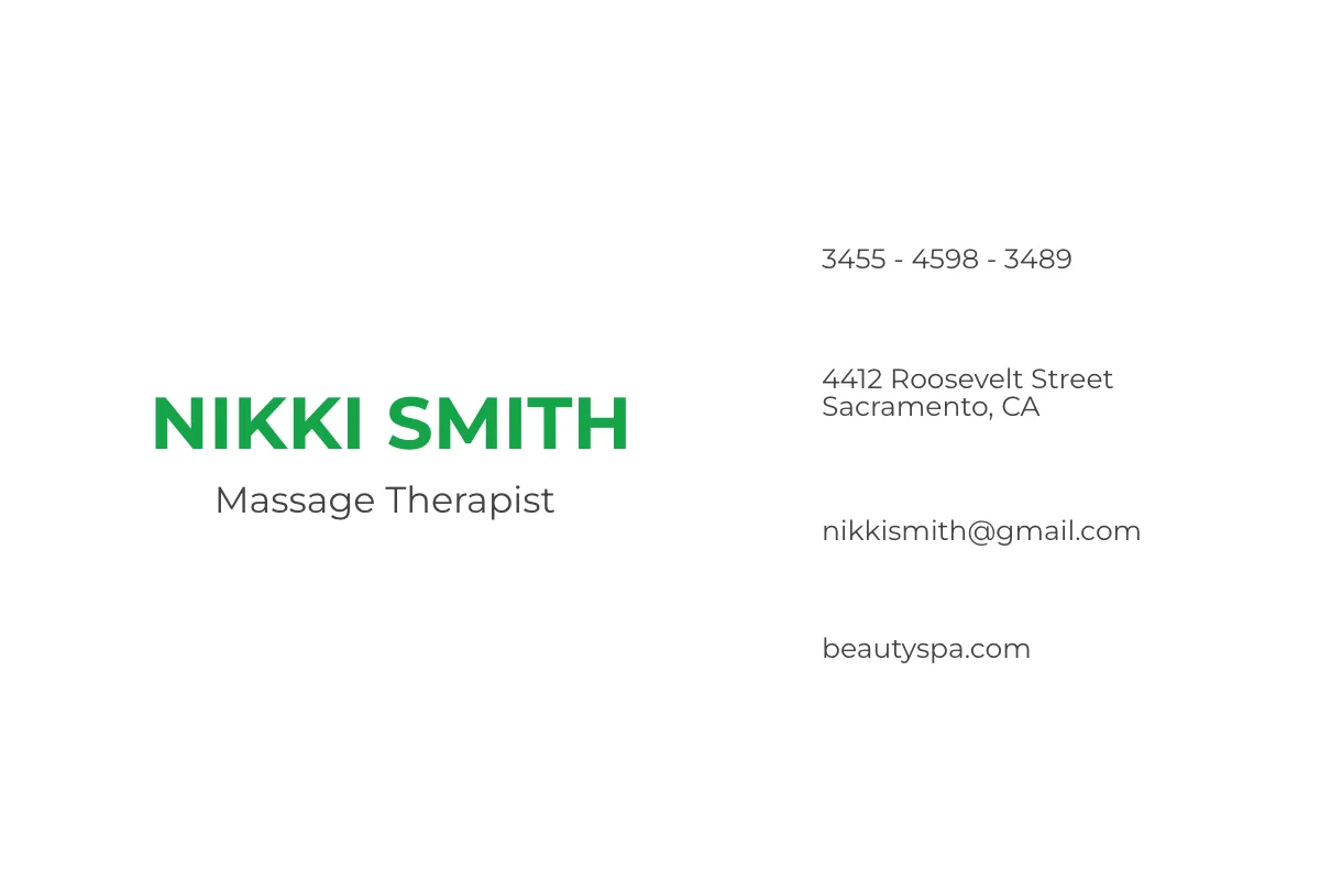 Free Name Card Template to Edit Online