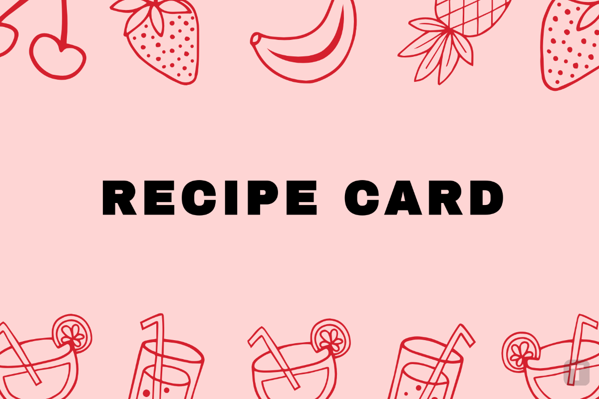 Recipe Card Template - Edit Online & Download