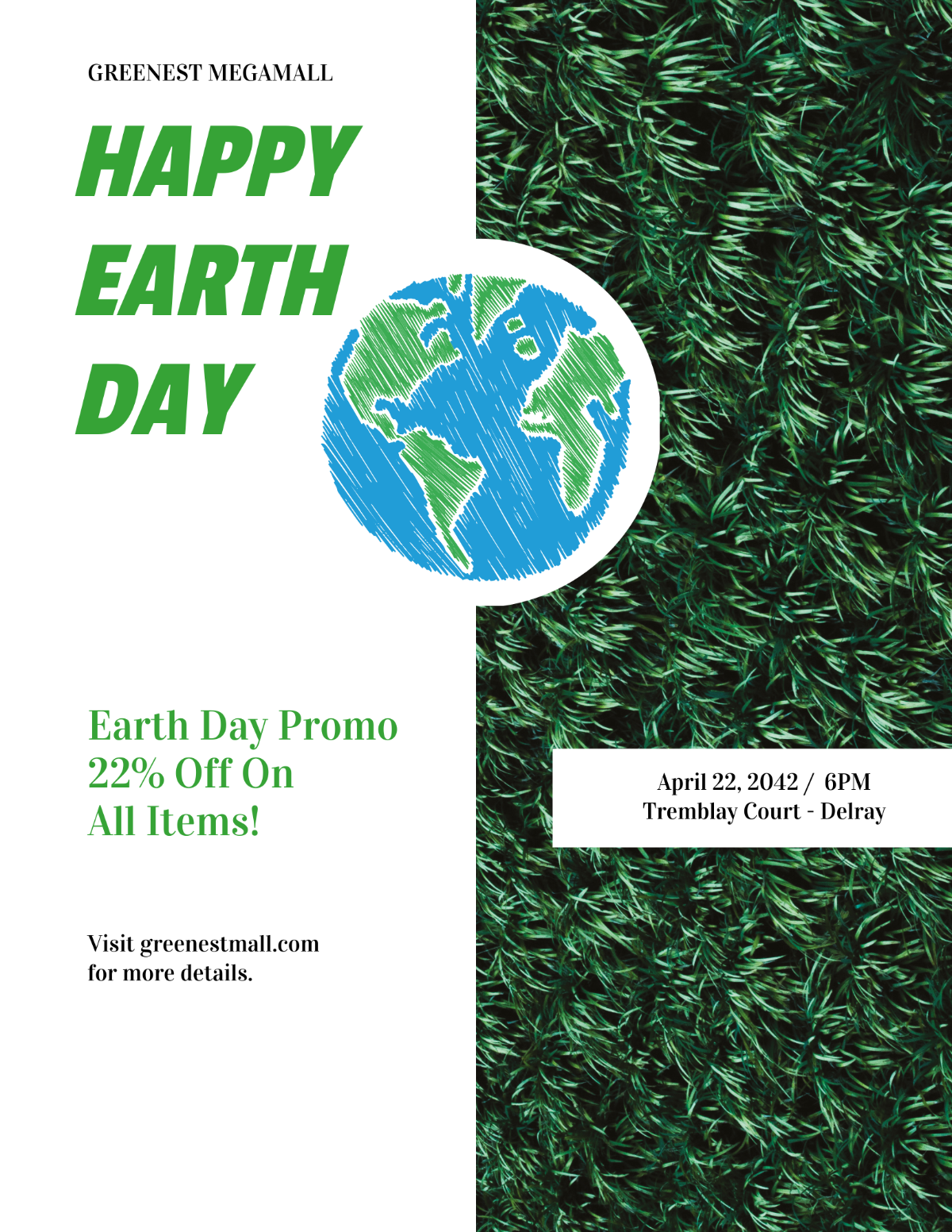 Earth Day Flyer Template