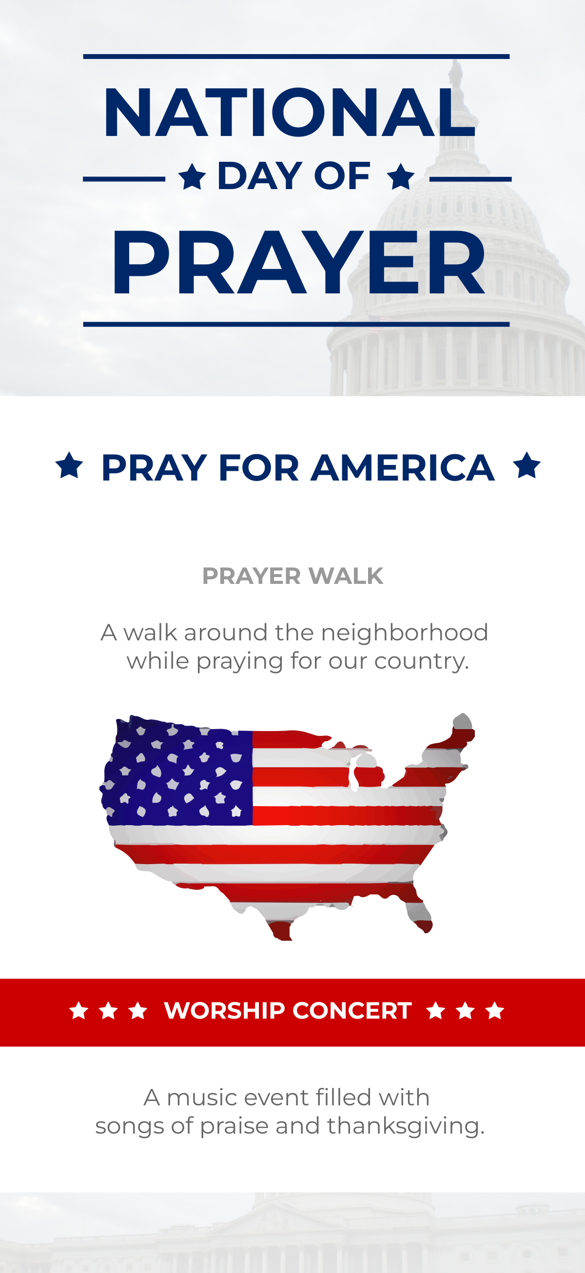 National Day of Prayer Email Newsletter Template