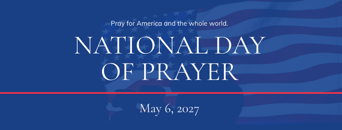 National Day of Prayer Facebook App Cover Template