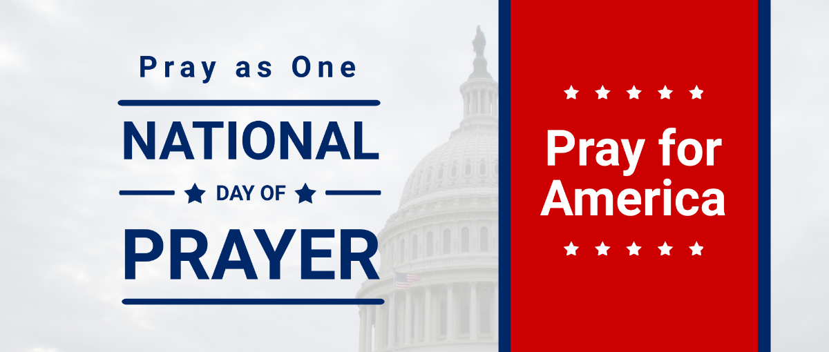 National Day of Prayer LinkedIn Profile Banner Template