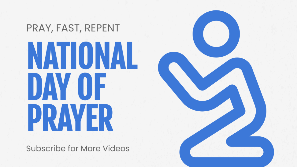 National Day of Prayer YouTube Channel Cover Template