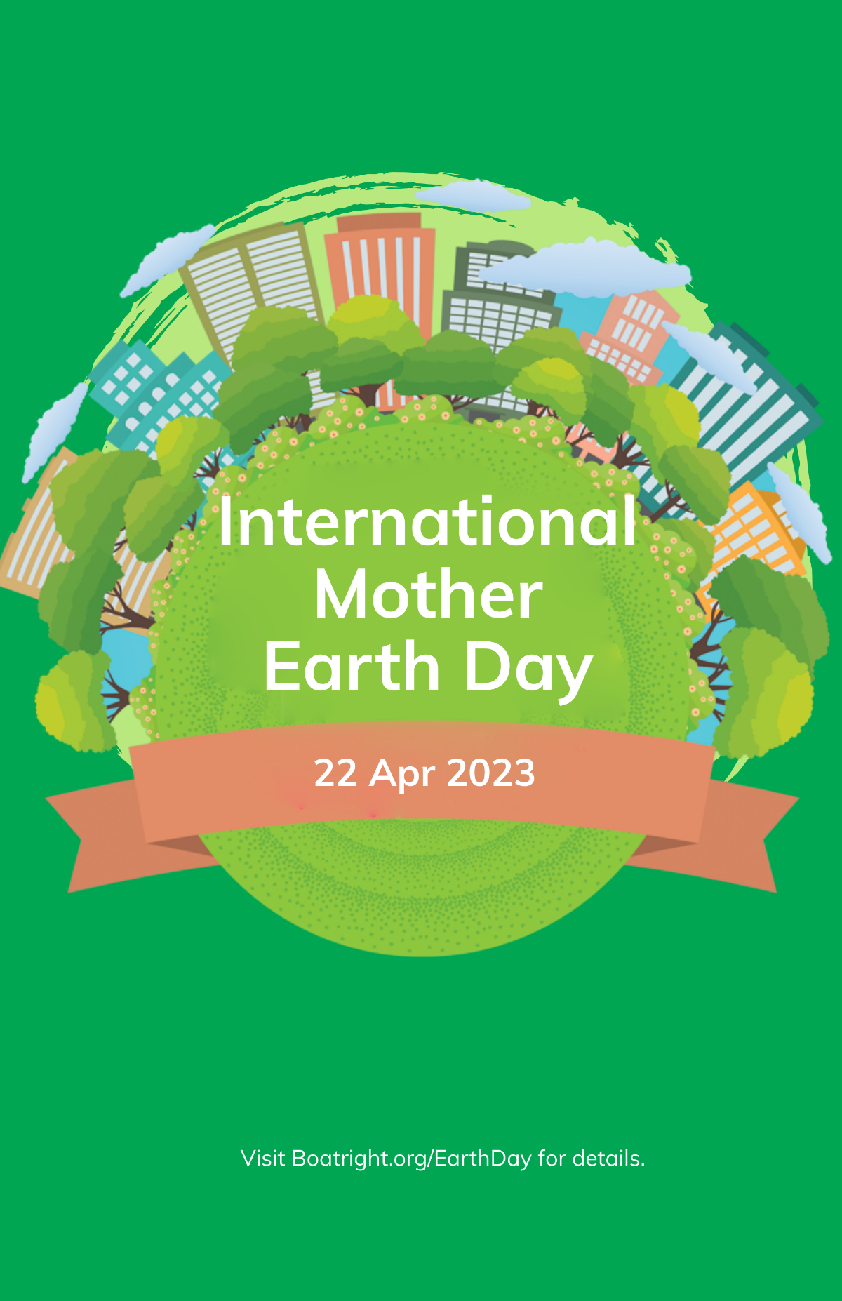 International Earth Day Poster Template