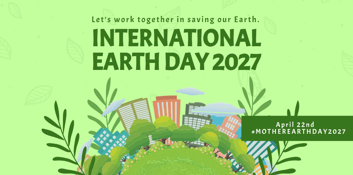 International Earth Day Twitter Post