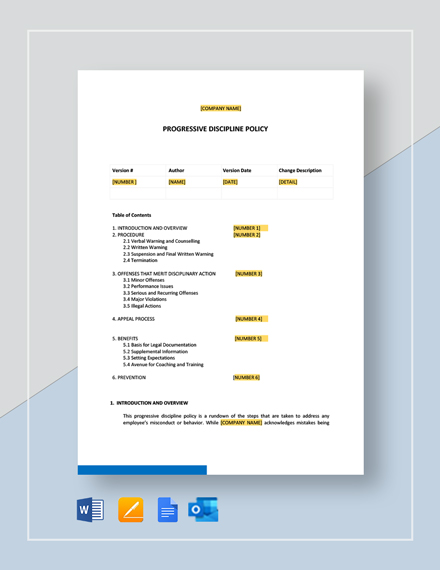 FREE HR Policy Templates in PDF Template net