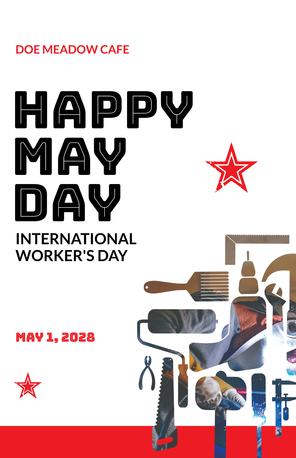 Free May Day Poster Template
