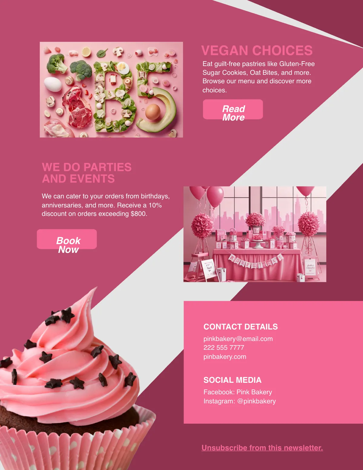 Free Creative  Marketing Email Newsletter Template to Edit Online