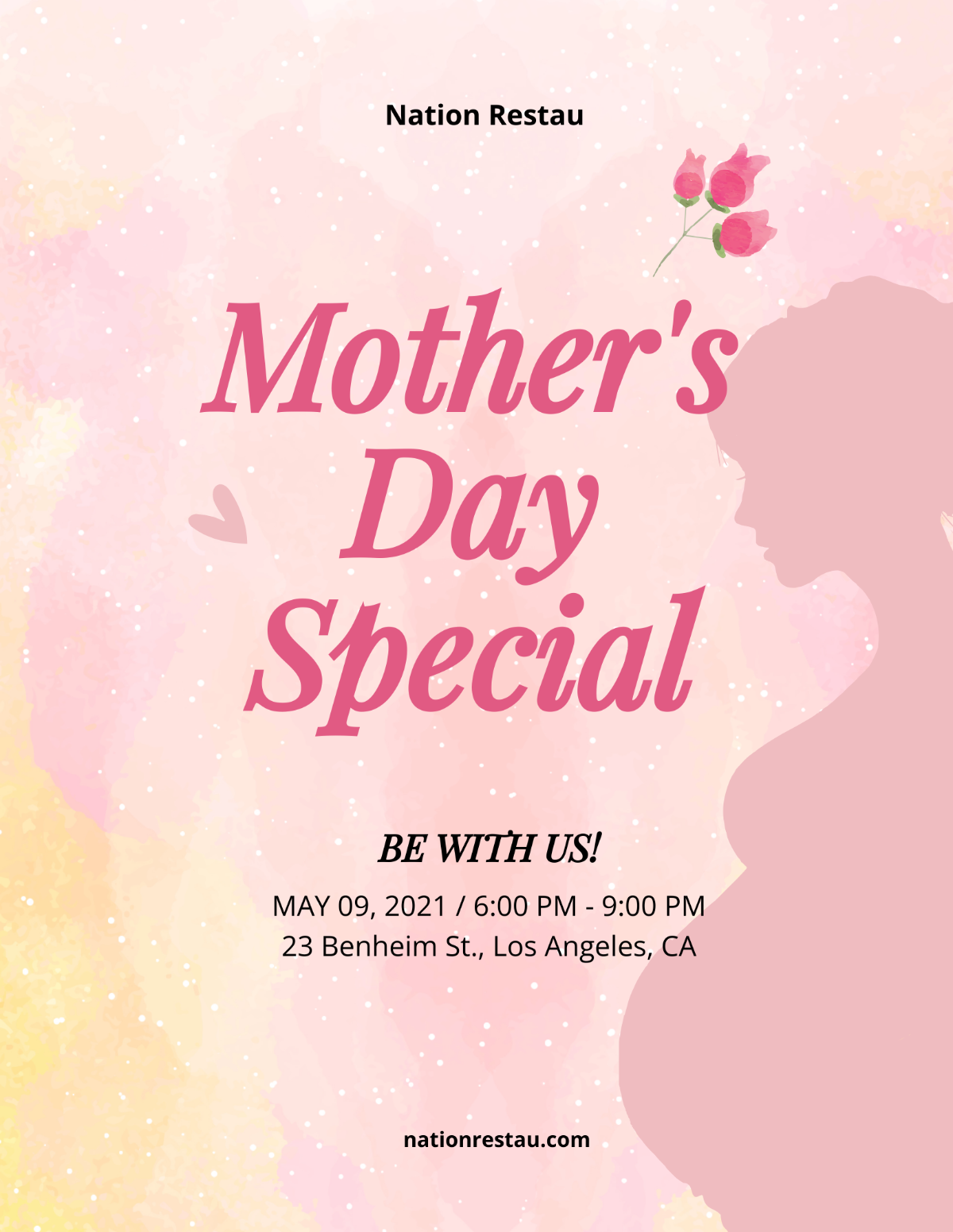 Mother's Day Creative Flyer Template - Edit Online & Download