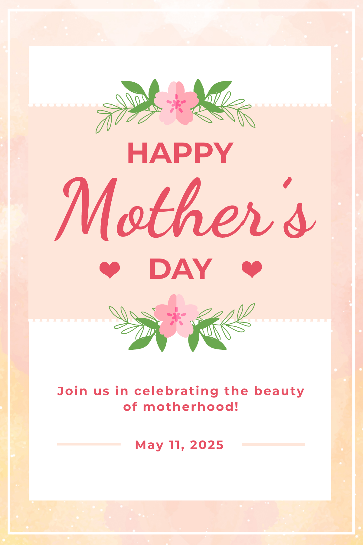 Mother's Day Pinterest Pin Template