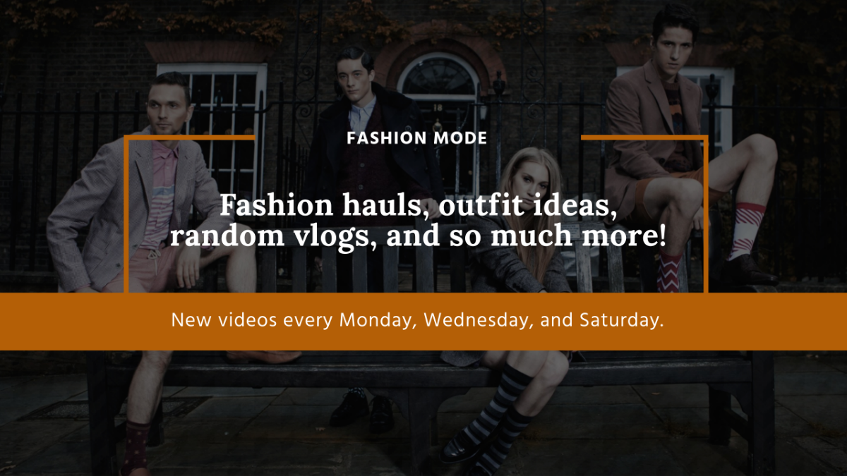 Fashion YouTube Channel Art Template