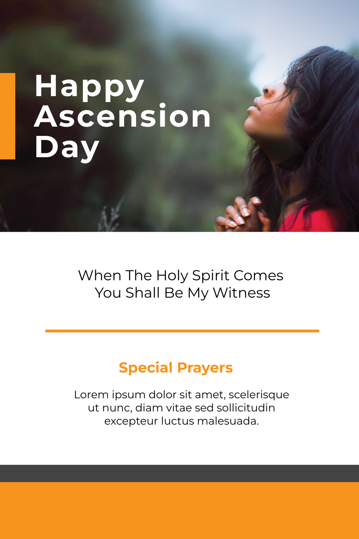 Ascension Day Email Newsletter Template