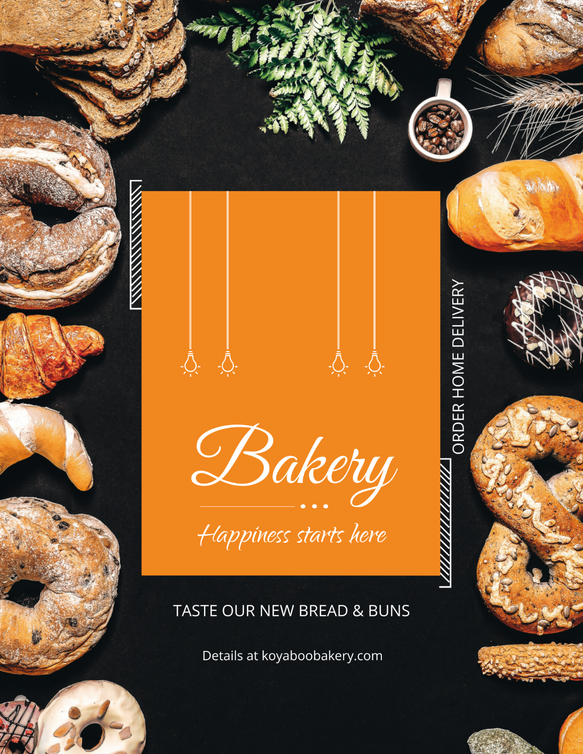 Bakery Store Flyer Template - Edit Online & Download