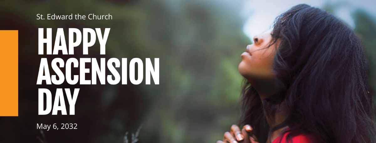 Ascension Day Facebook Cover Template