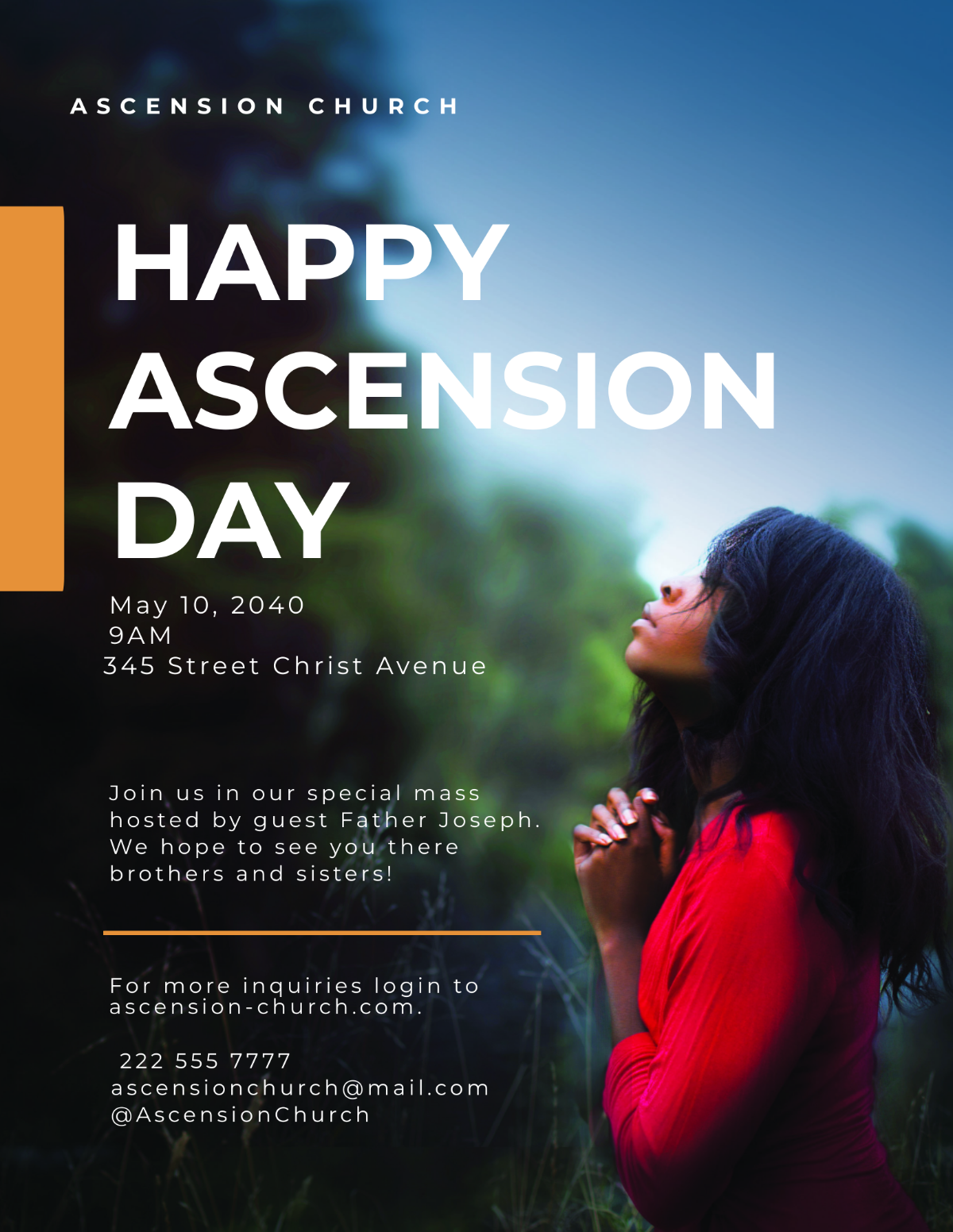 Ascension Day Flyer