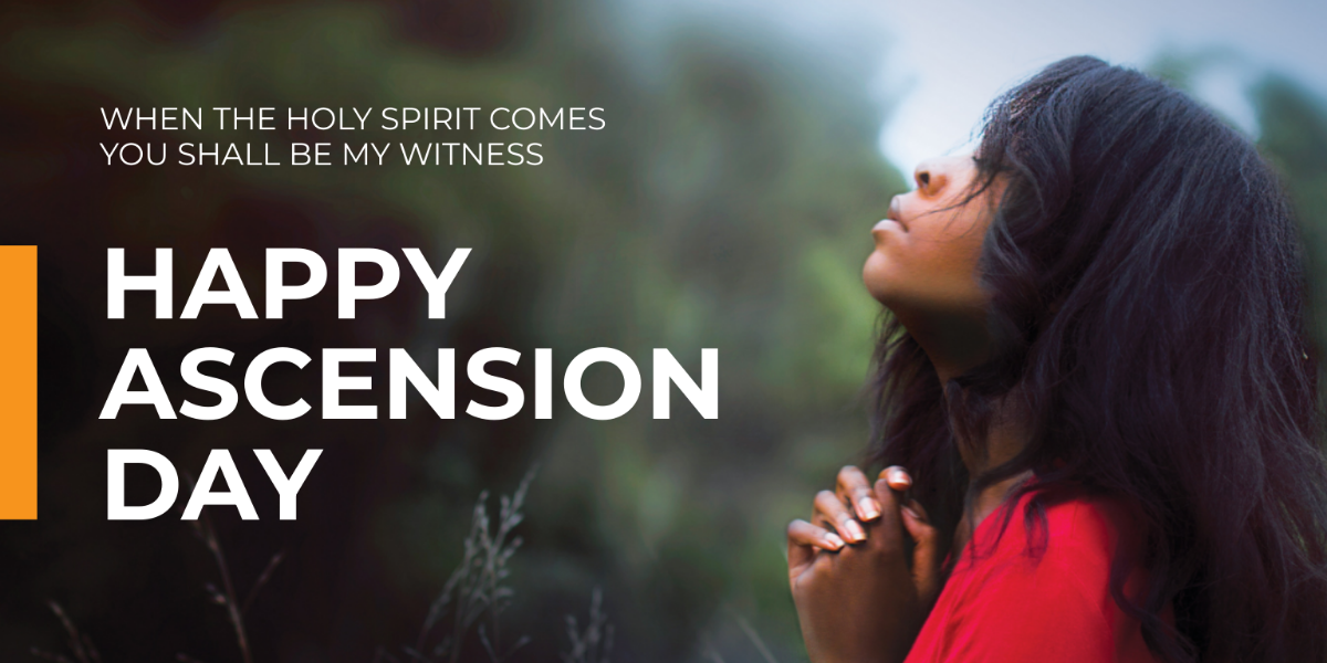 Free Ascension Day LinkedIn Company Cover Template