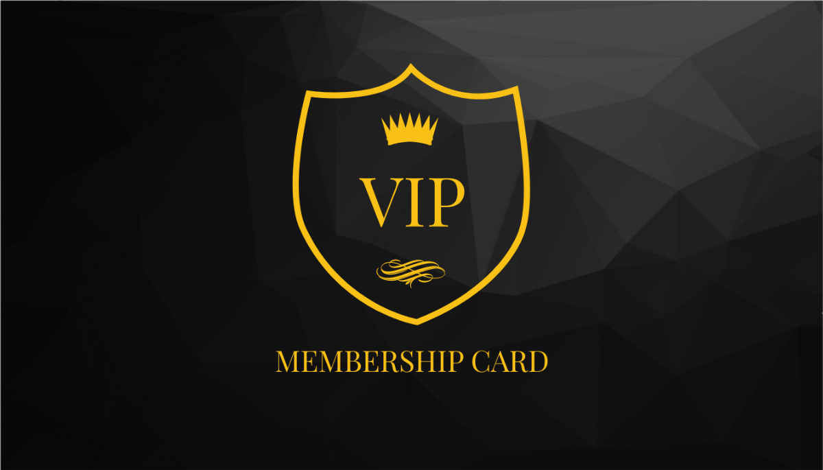 Club Membership Card Template