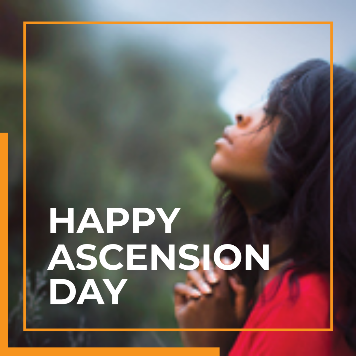 Free Ascension Day Pinterest Profile Photo Template