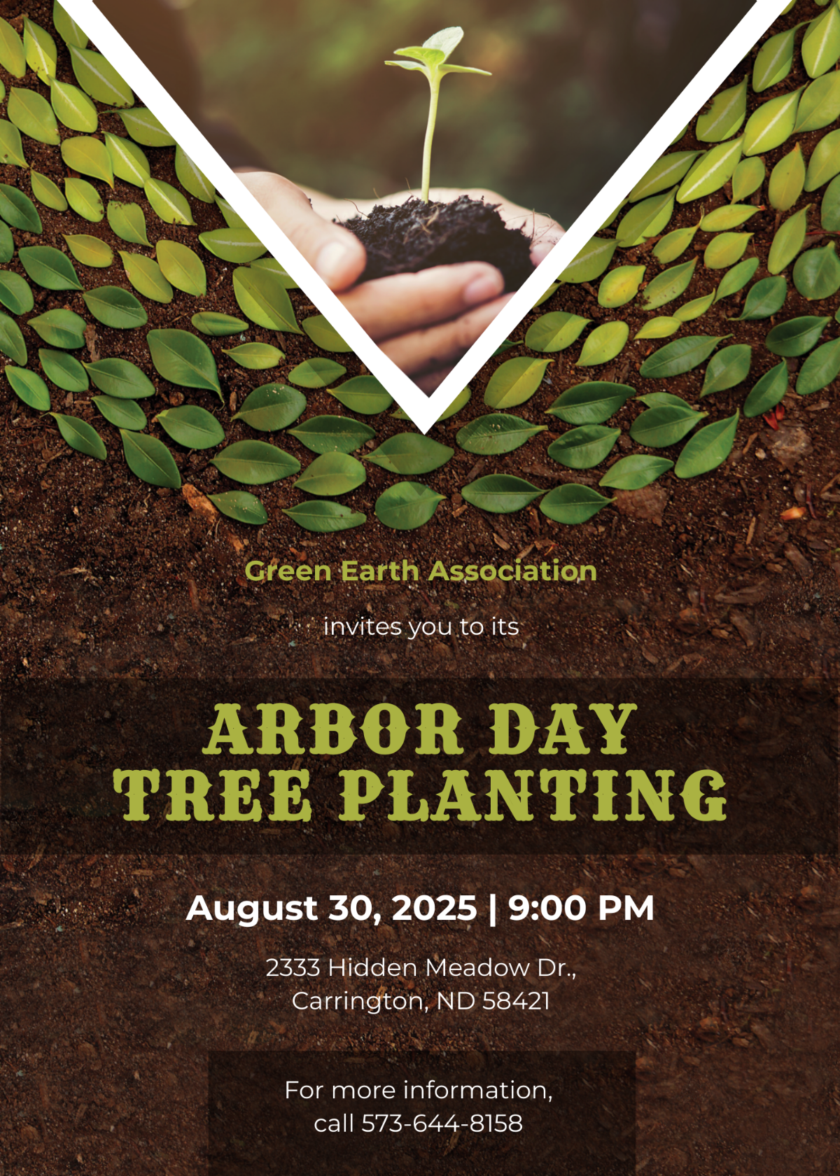 Arbor Day Invitation Template