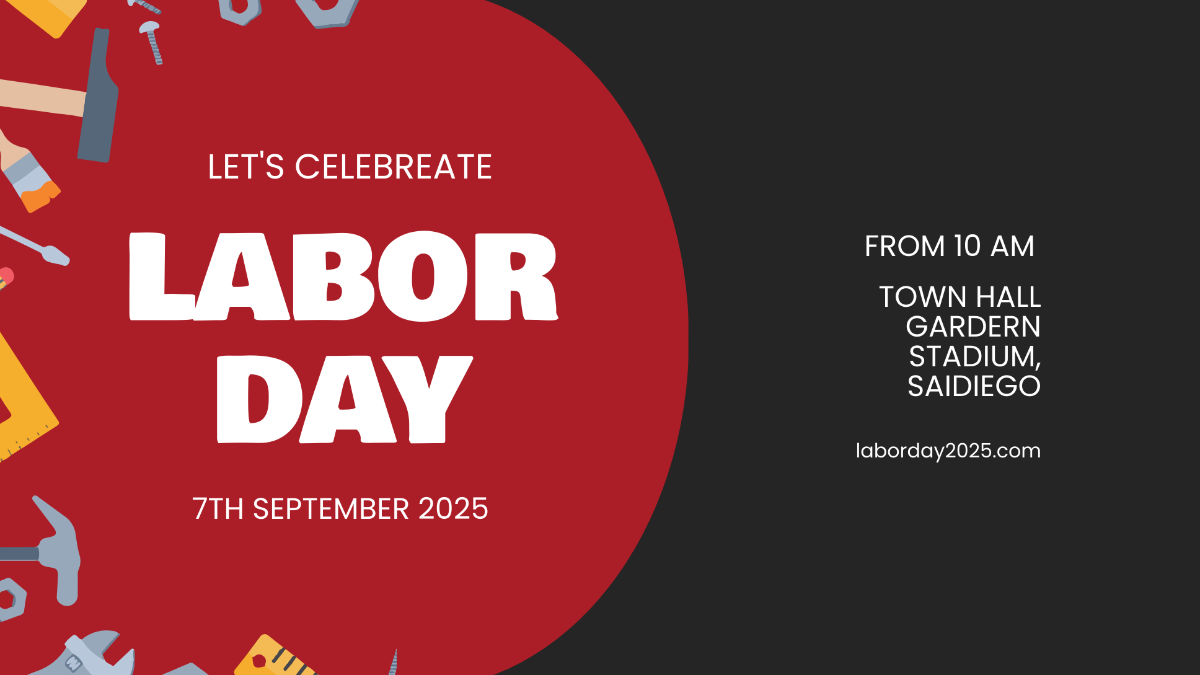 Free Labor Day Google Plus Cover Template
