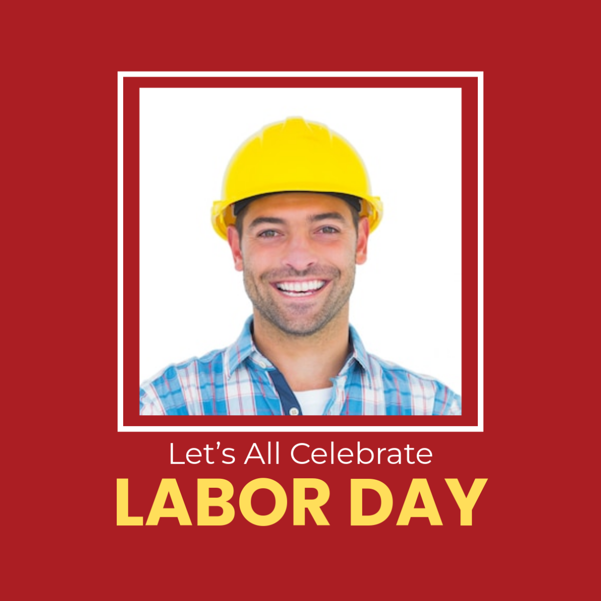 Free Labor Day Instagram Profile Photo Template
