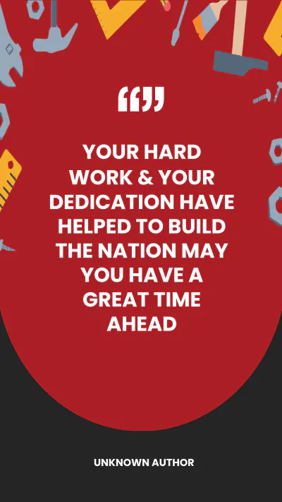 Free Labor Day Quote Template to Edit Online