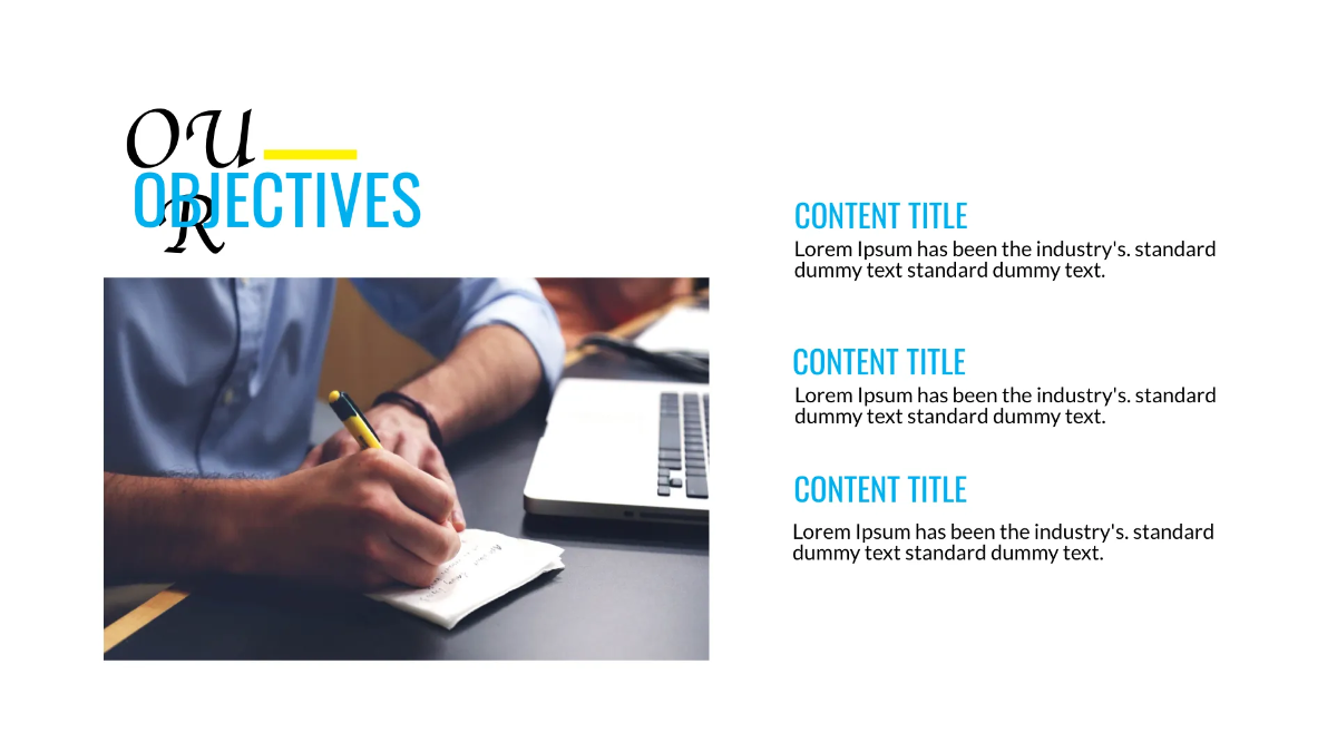 Free Simple Business Presentation Template to Edit Online