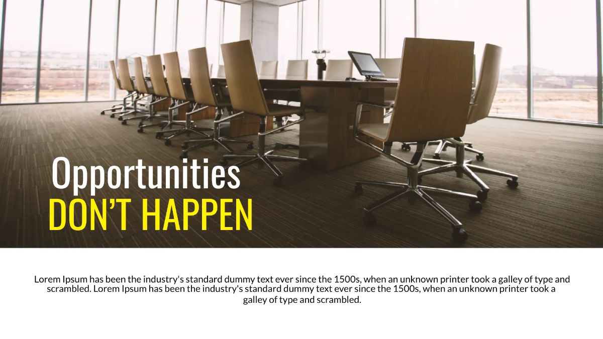 Free Simple Business Presentation Template to Edit Online