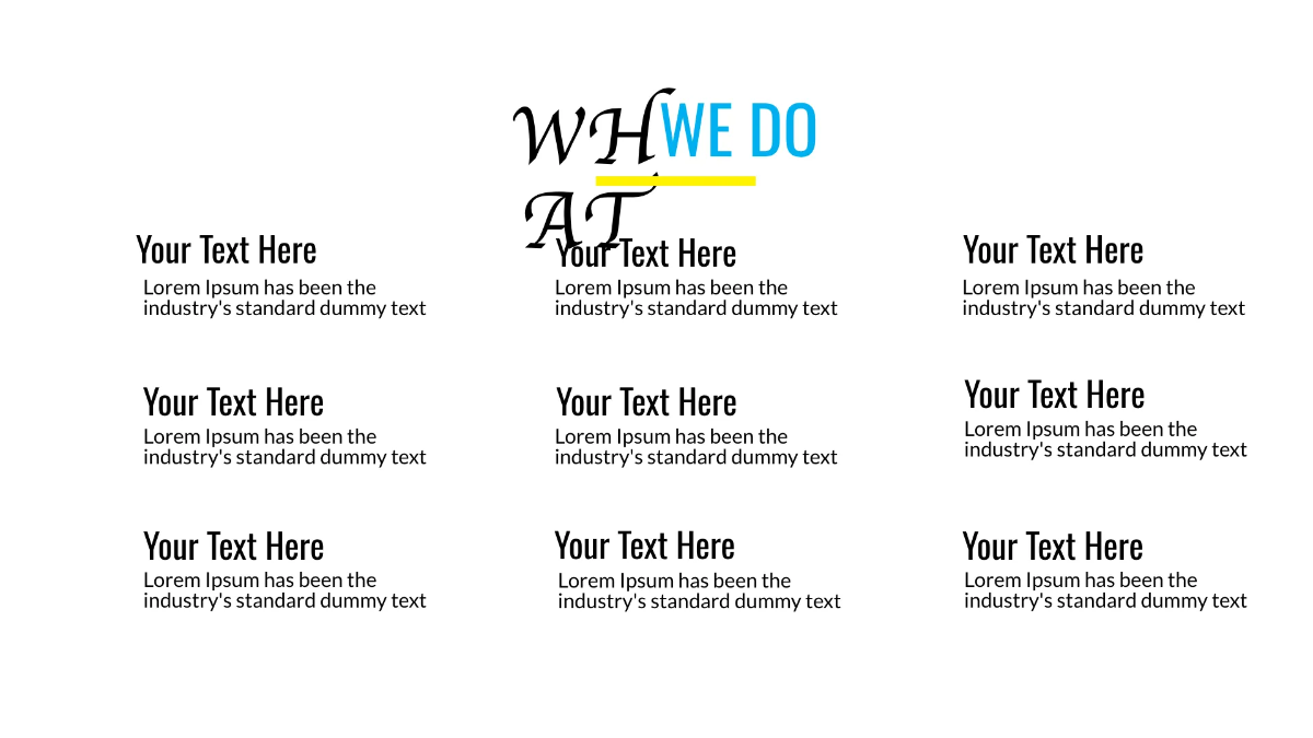 Free Simple Business Presentation Template to Edit Online