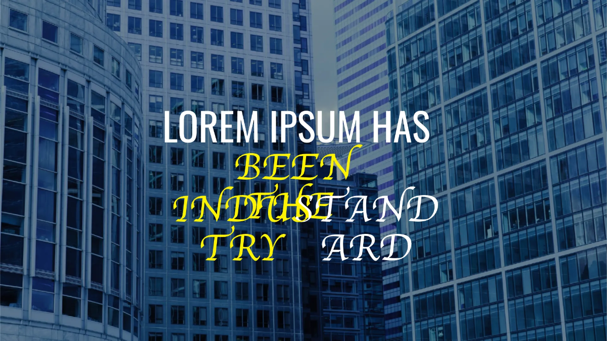 Free Simple Business Presentation Template to Edit Online