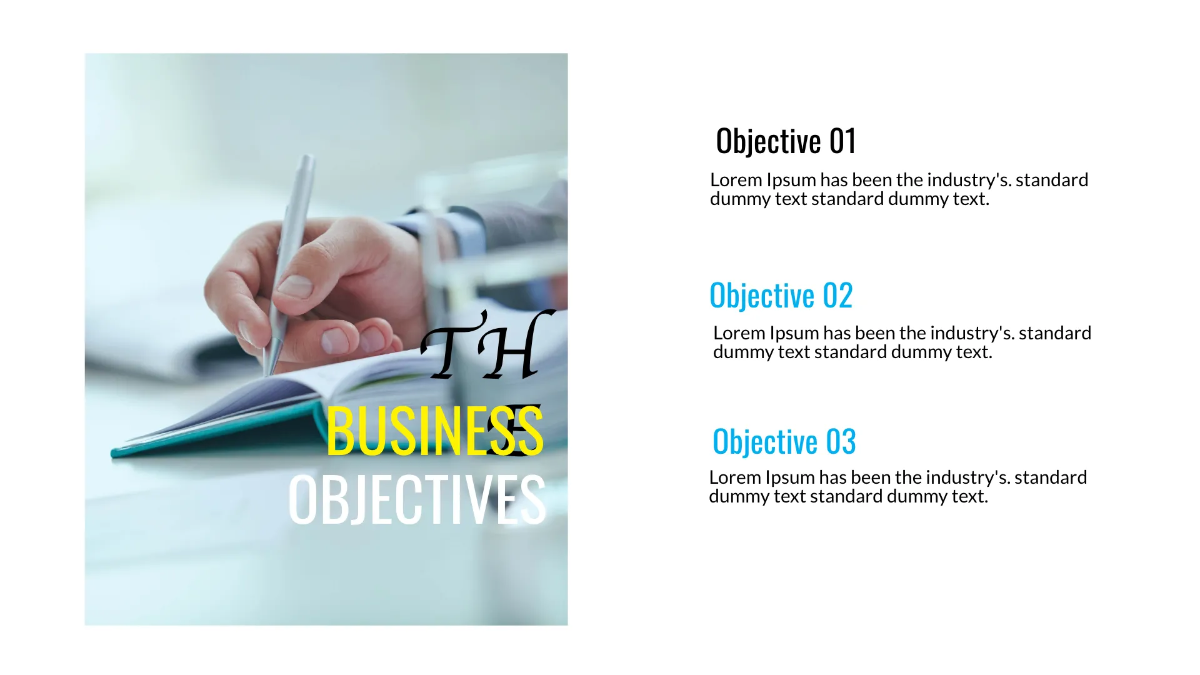 Free Simple Business Presentation Template to Edit Online