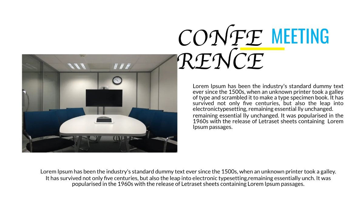 Free Simple Business Presentation Template to Edit Online