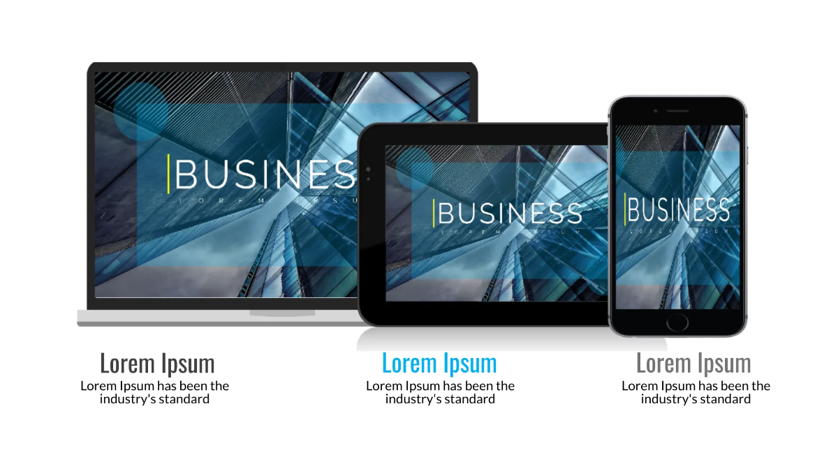 Free Simple Business Presentation Template to Edit Online