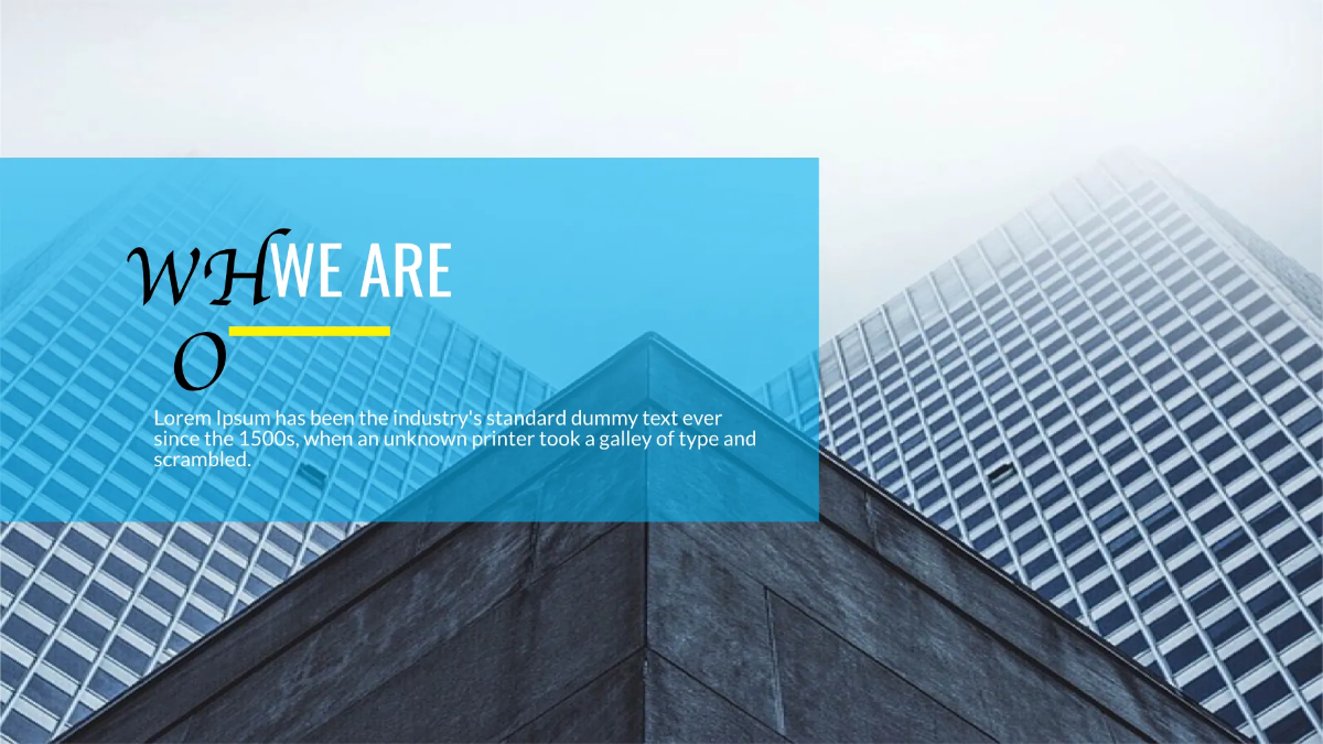 Free Simple Business Presentation Template to Edit Online