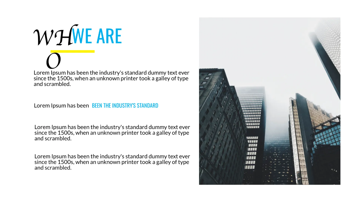 Free Simple Business Presentation Template to Edit Online