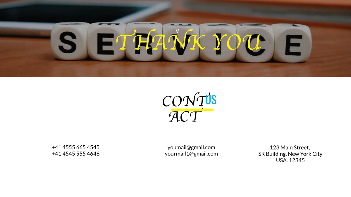 Free Simple Business Presentation Template to Edit Online