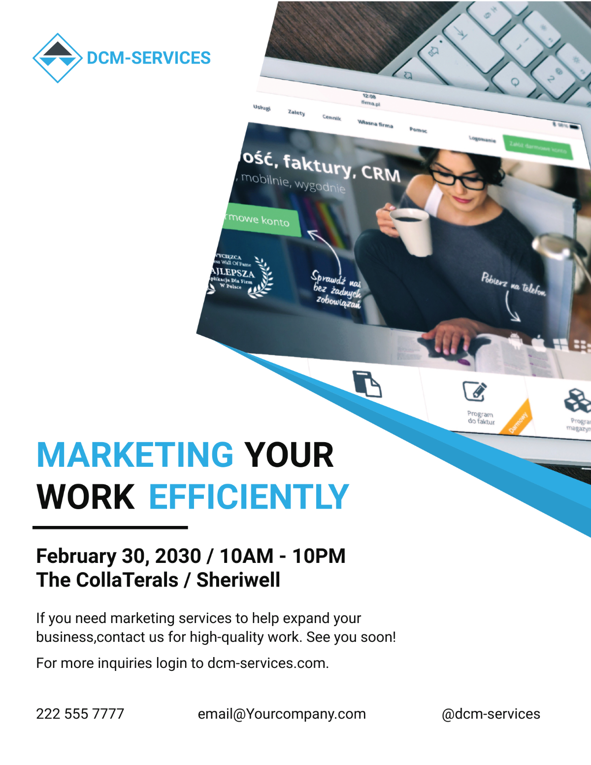 Digital Creative Marketing Flyer Template