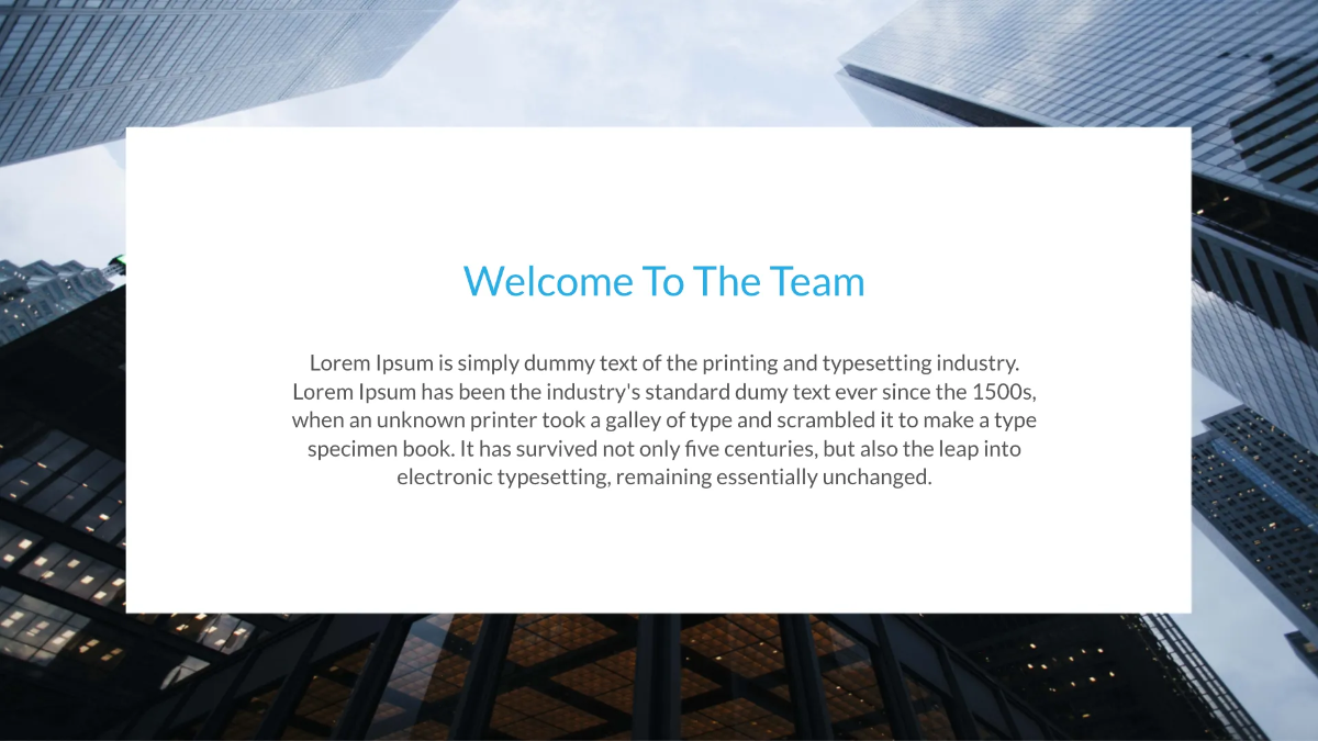 Free Dashboard Presentation Template to Edit Online