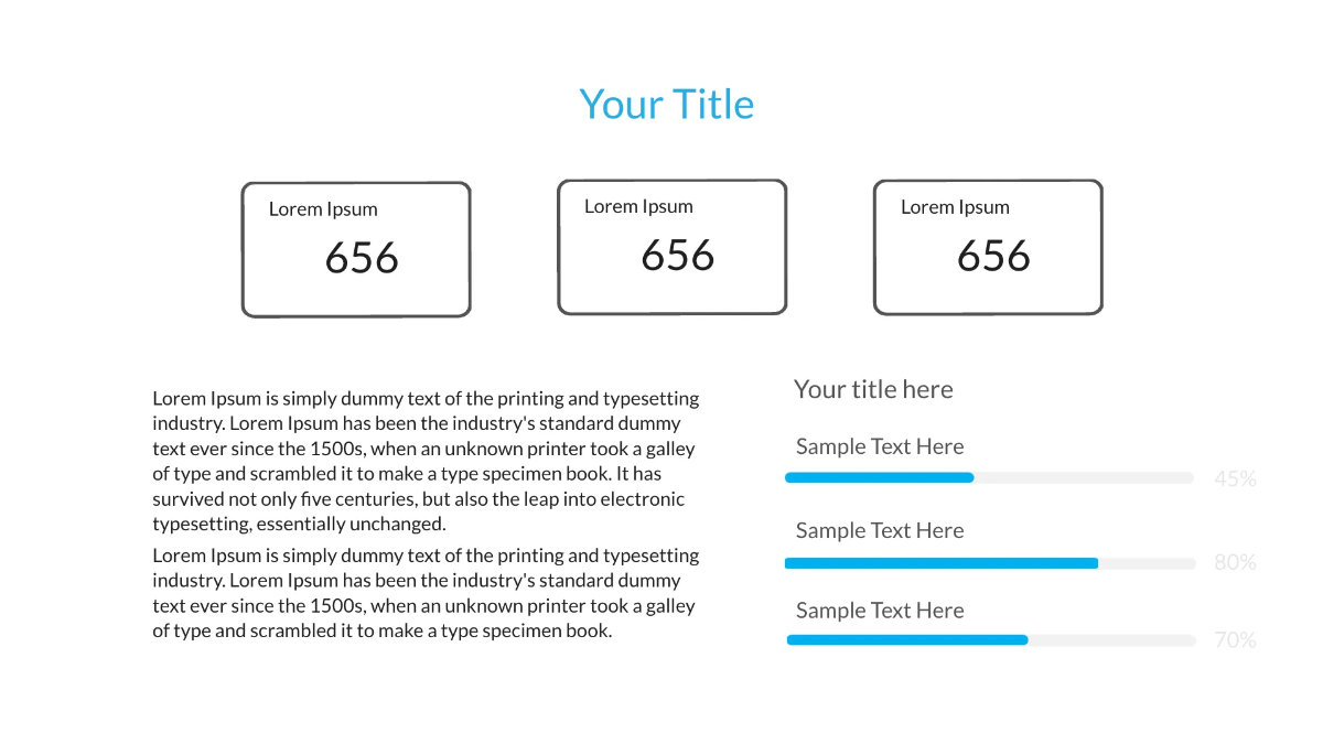 Free Dashboard Presentation Template to Edit Online