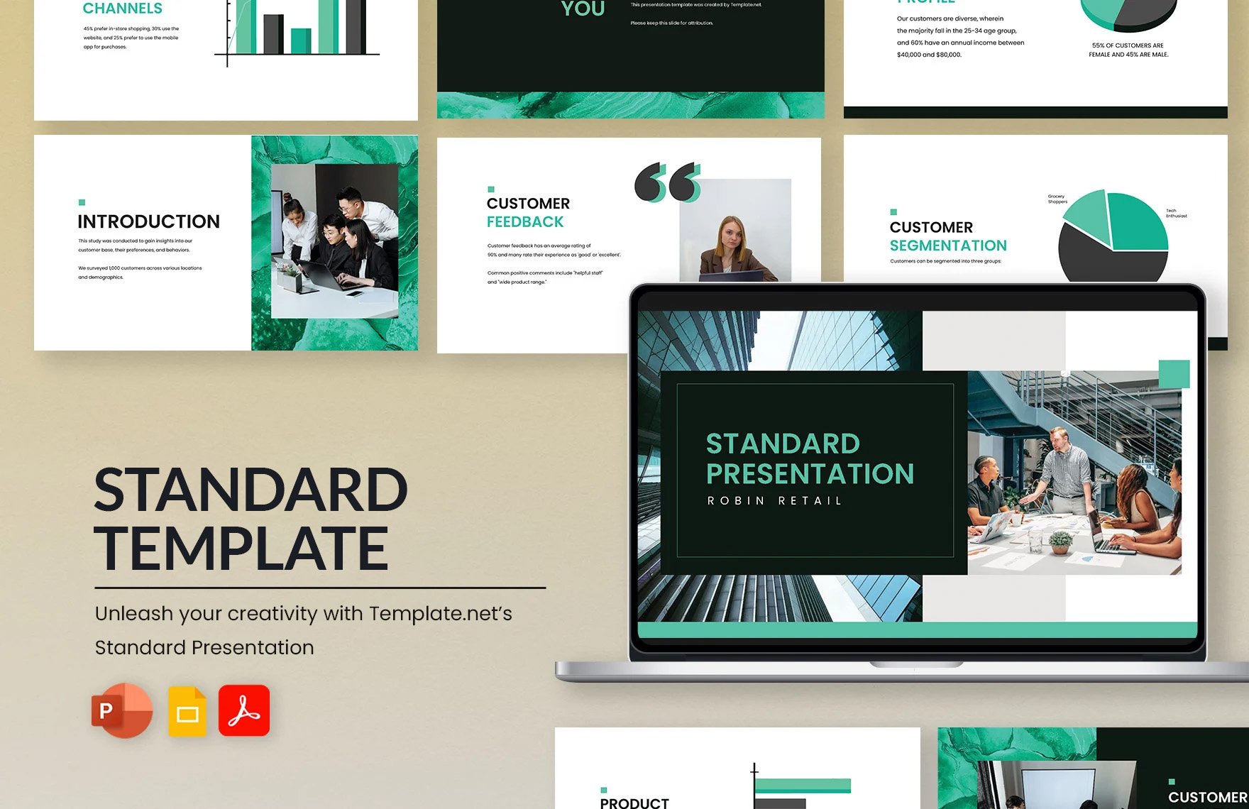Free Standard Template in PDF, PowerPoint, Google Slides
