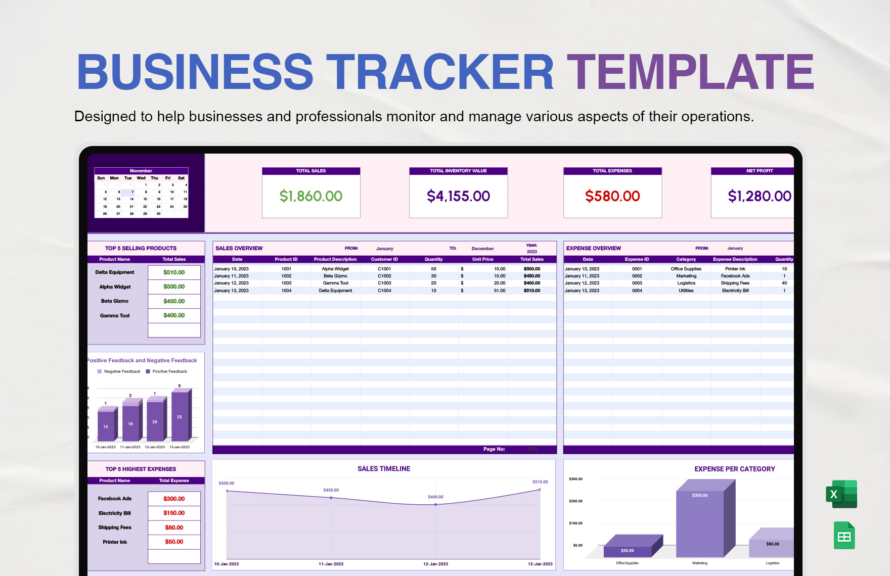 Tracker Templates In Google Sheets FREE Download Template
