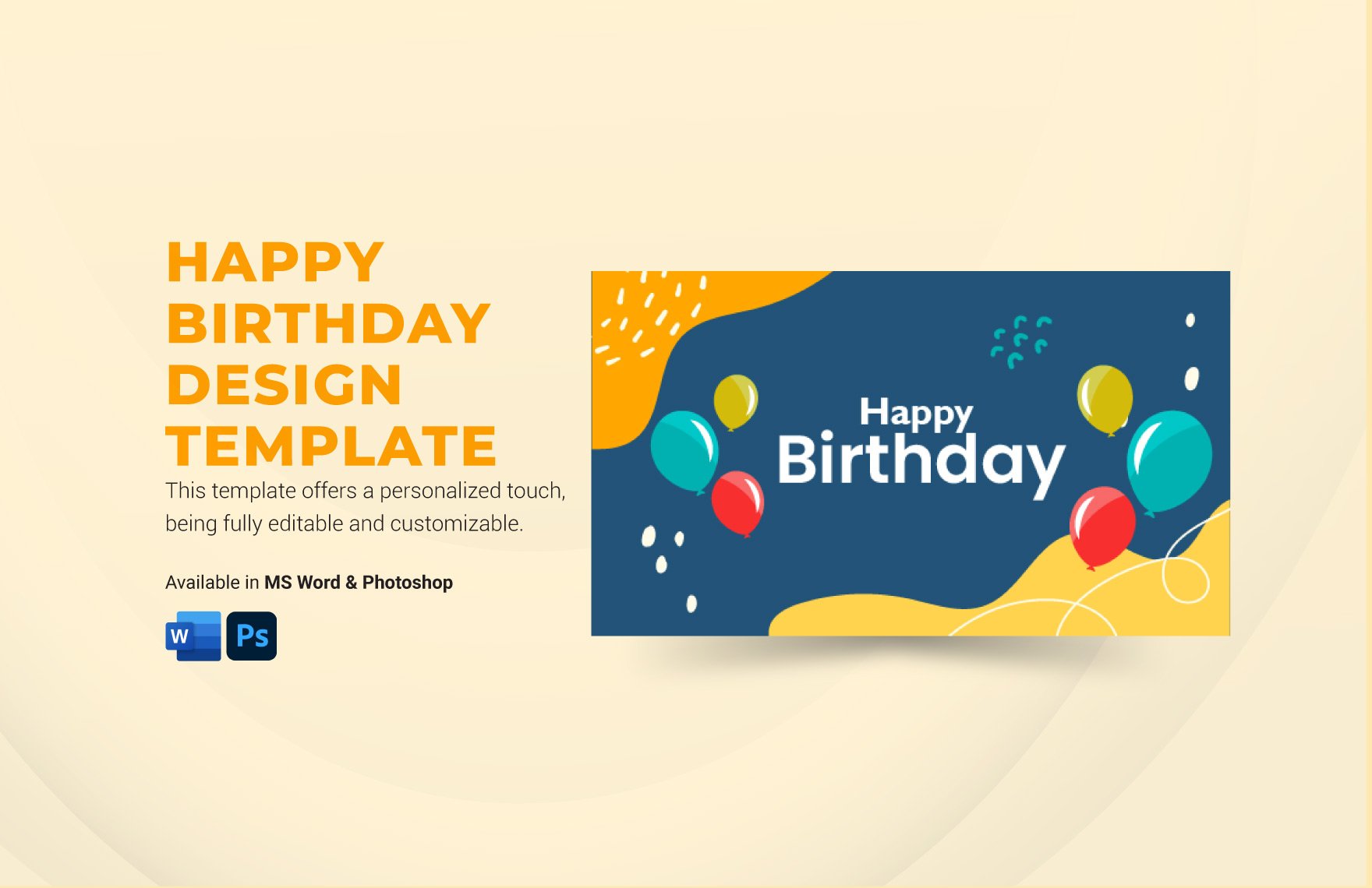 Happy Birthday Design Template