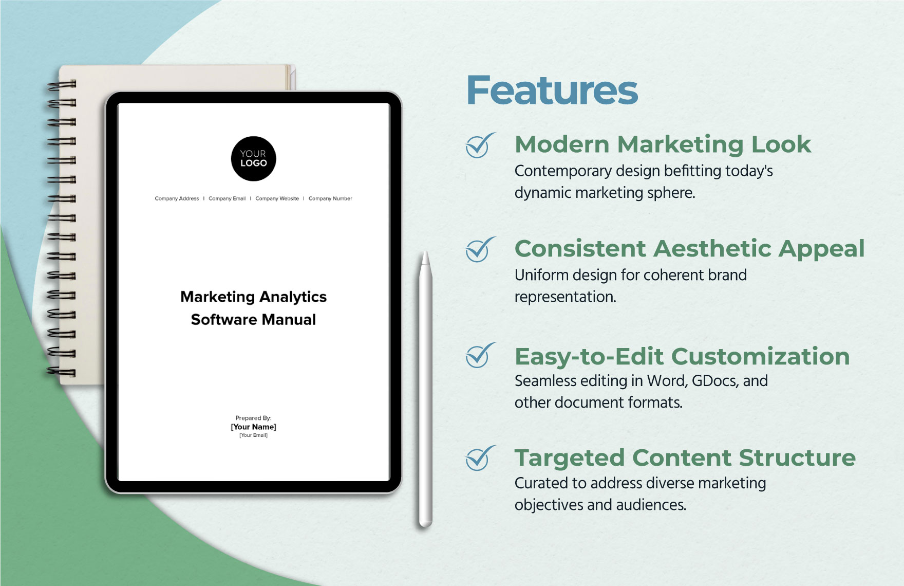 Marketing Analytics Software Manual Template